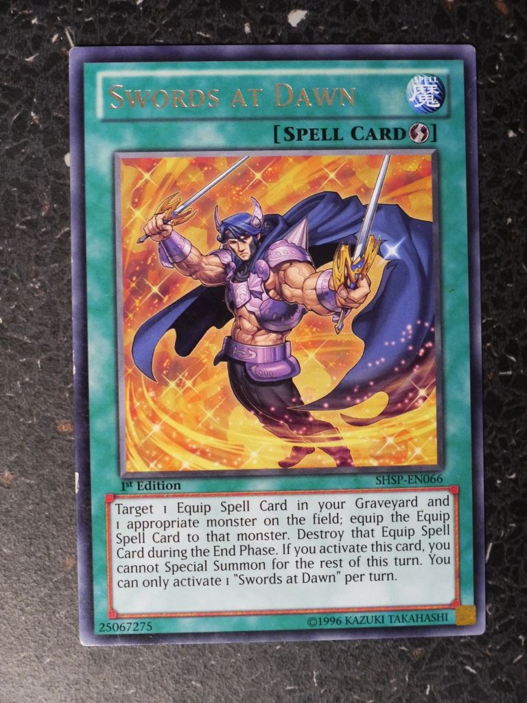 Yugioh Cards: SWORDS AT DAWN SHSP RARE # 8H53