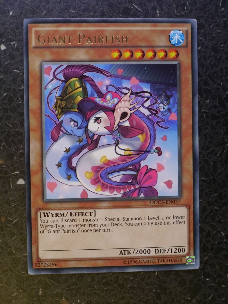 Yugioh Cards: GIANT PAIRFISH DOCS RARE # 3G40