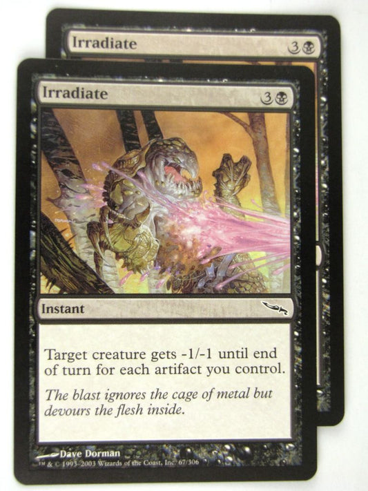 MTG Magic: the Gathering Cards: IRRADIATE x2: MRD