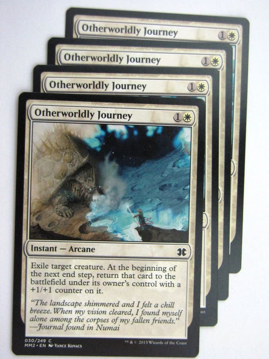 MTG MODERN MASTERS TWO: OTHERWORLDLY JOURNEY x4 # 28B72