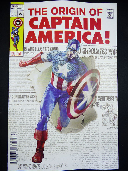 The Origin of CAPTAIN America #8 Classic Homage cvr - Mar 2023 Image Comics #1HT
