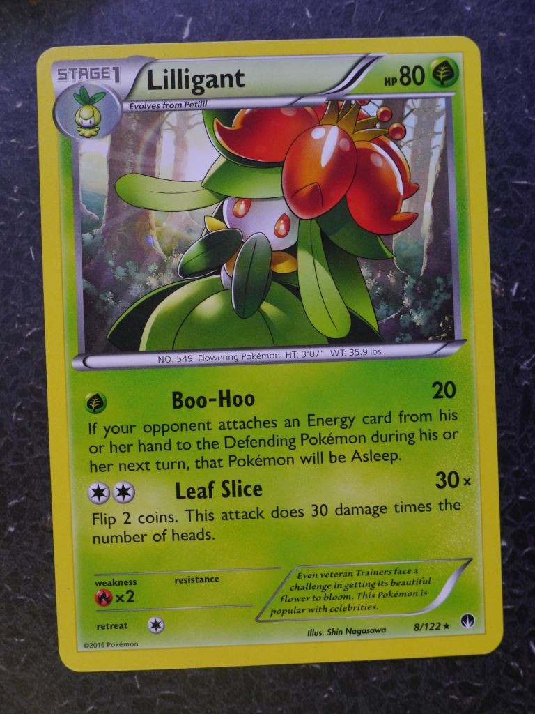 Pokemon Cards: LILLIGANT 8/122 RARE # 7A95