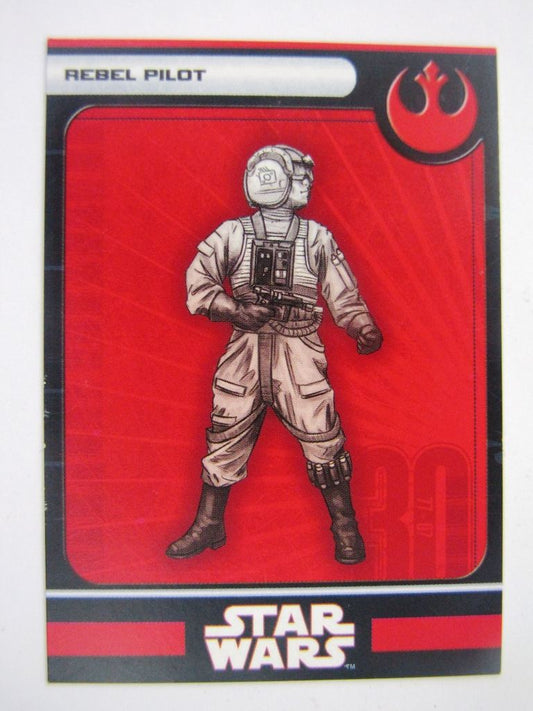 Star Wars Miniature Spare Cards: REBEL PILOT #