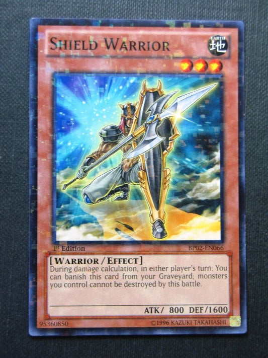 Shield Warrior BP02 Shatter Rare - 1st ed - Yugioh Cards #16T
