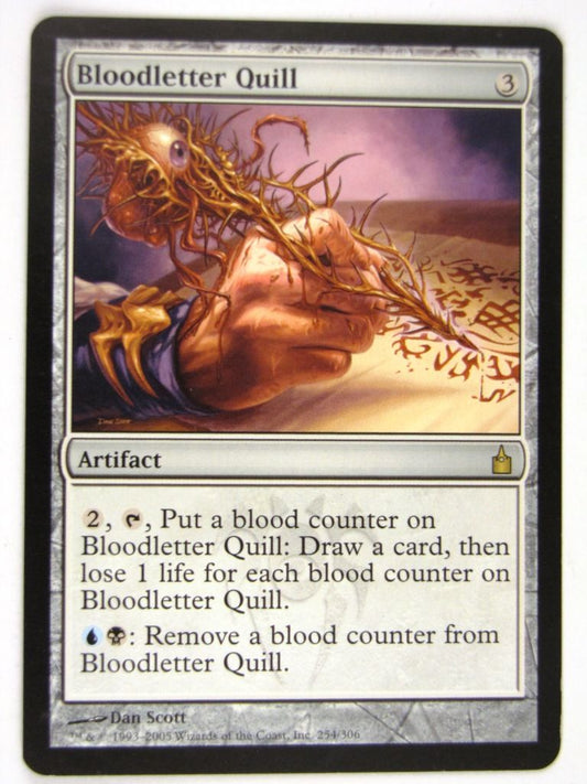 MTG Magic: The Gathering Cards: BLOODLETTER QUILL - Played Rare