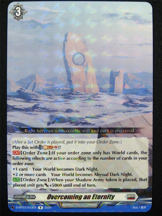 Overcoming an Eternity D-BT03 R - Vanguard Card #106