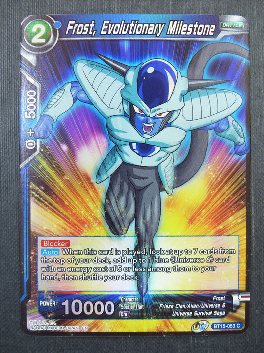 Frost Evolutionary Milestone Foil - Dragon Ball Super Card #492