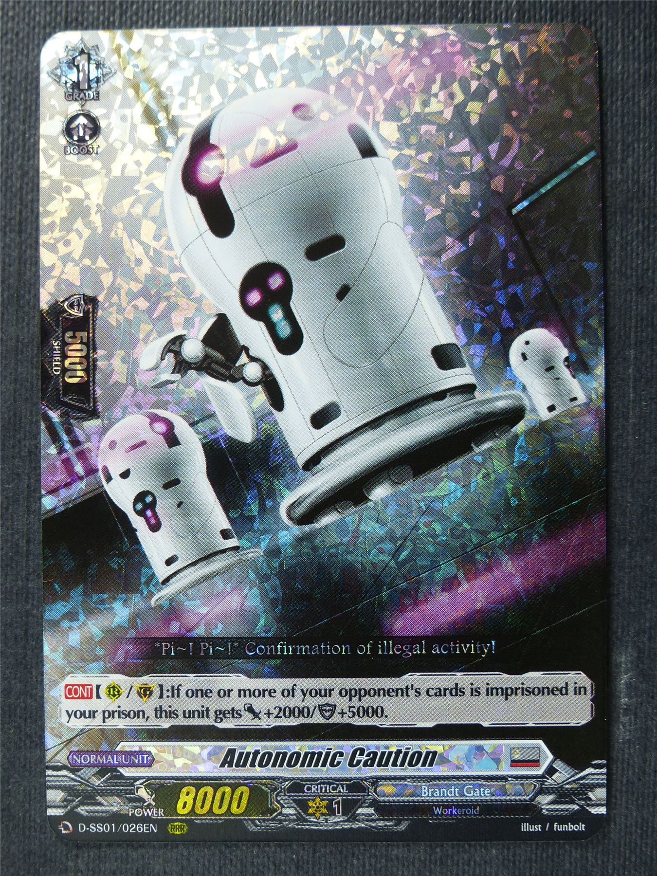 Autonomic Caution D-SS01 RRR - Vanguard Cards #1F2