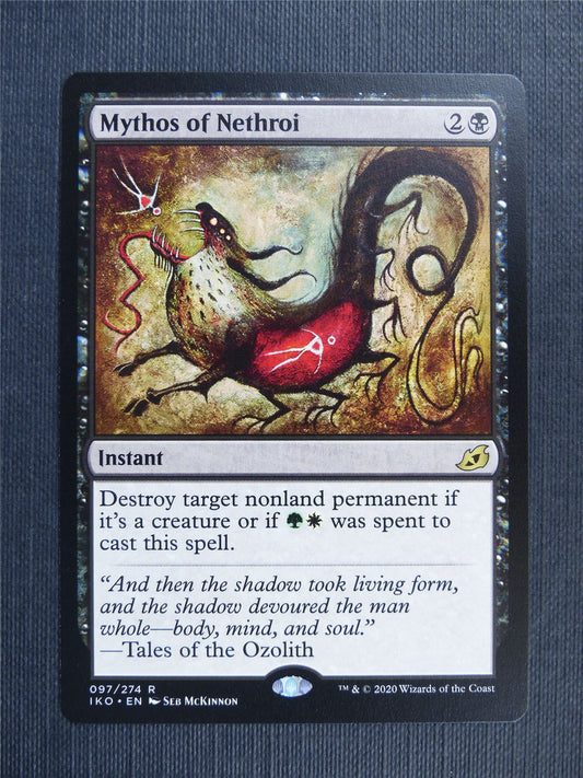 Mythos of Nethroi - IKO Mtg Card