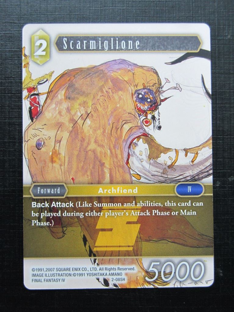 Final Fantasy Cards: SCARMIGLIONE 2-085H # 1B10