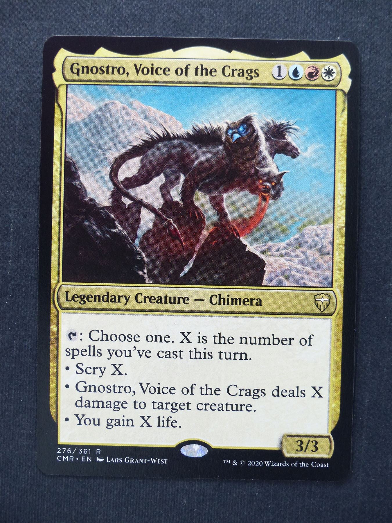 Gnostro Voice of the Crags - Commander Legends #JV