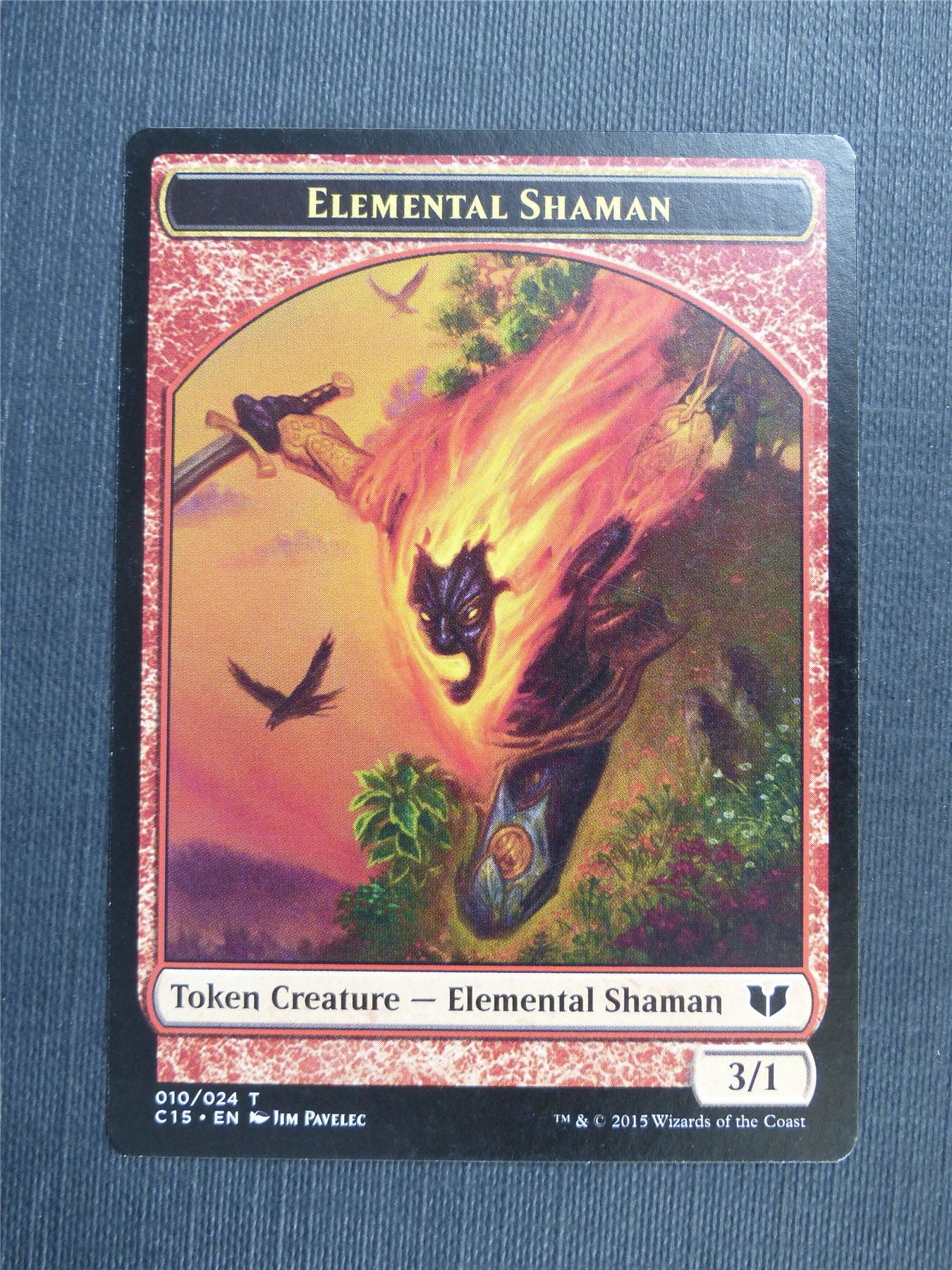 Elemental Shaman / Knight - Mtg Magic Token Cards #4PG
