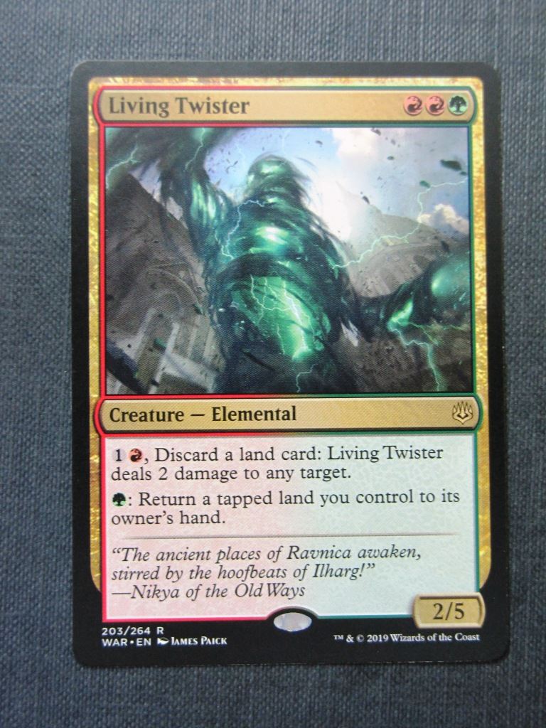 Living Twister - Mtg Magic Cards # 8B59