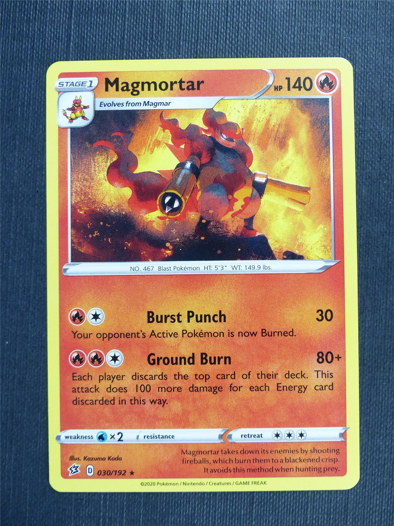 Magmortar 030/192 - RCL - Pokemon Card #3HK