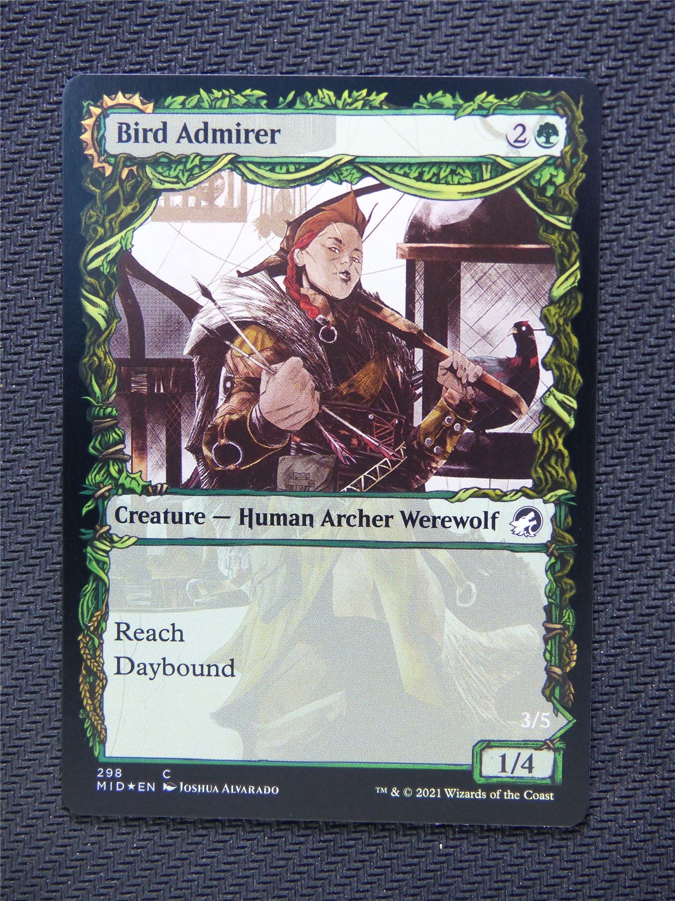 Bird Admirer Wing Shredder Foil  Showcase - Innistrad - Mtg Card #3LX