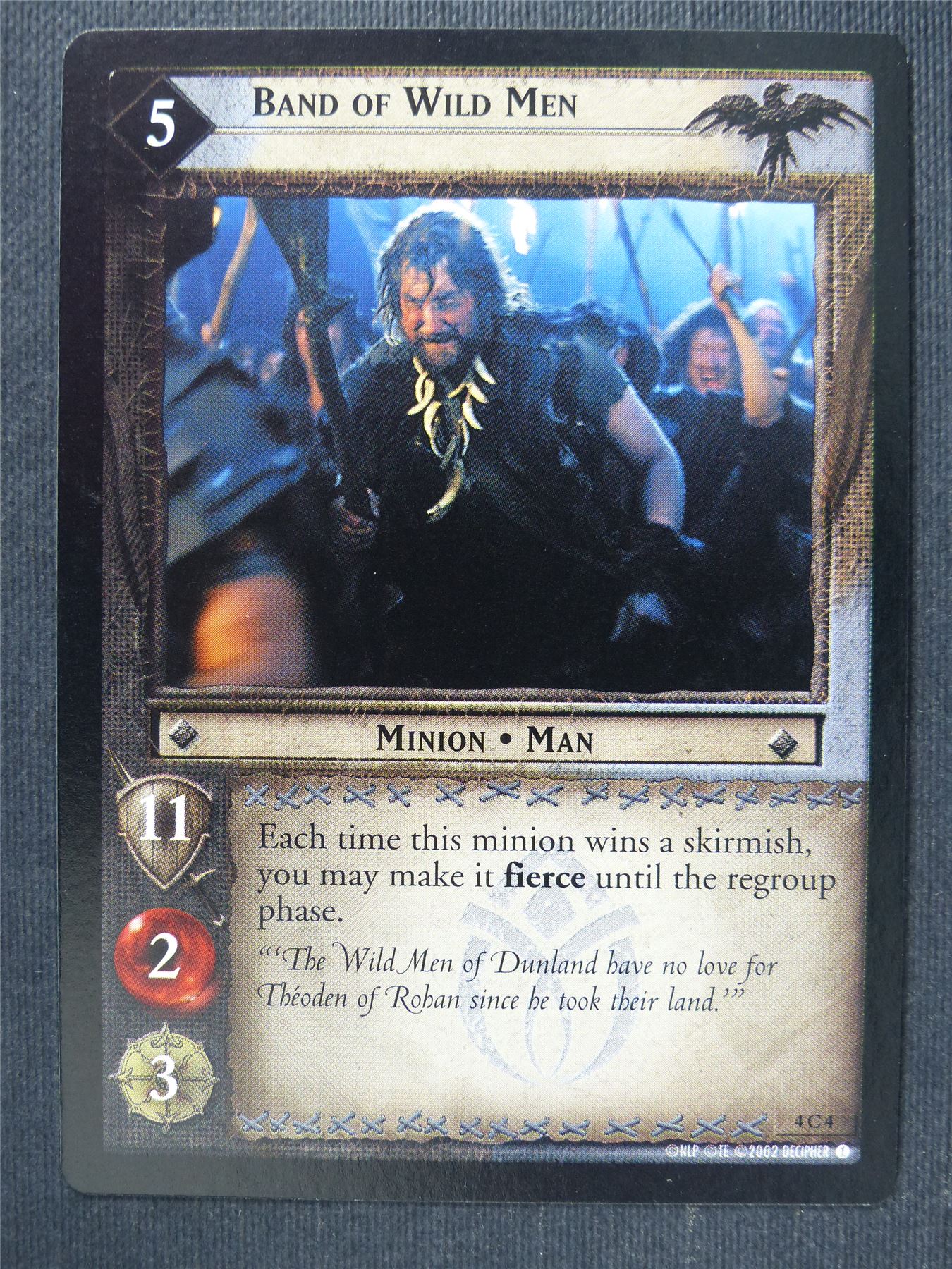 Band of Wild Men 4 C 4 - LotR Cards #3MD