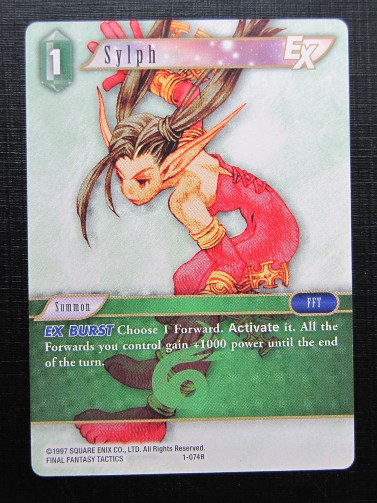 Final Fantasy Cards: SYLPH 1-074R # 20B30