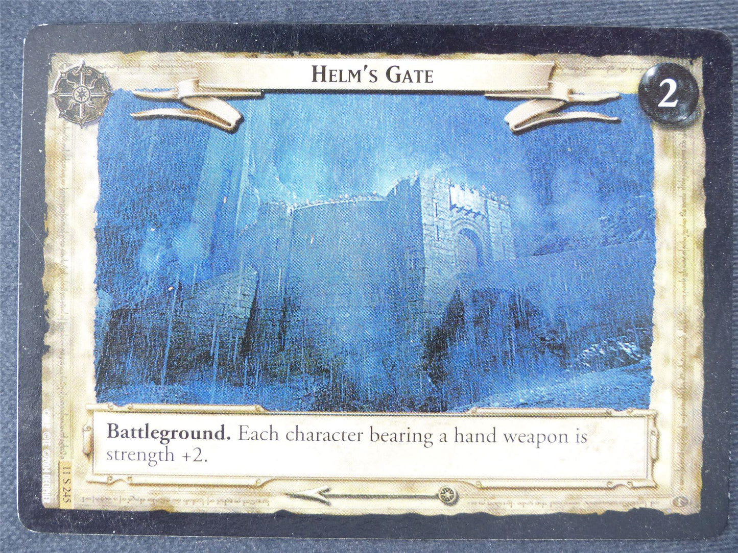 Helm's Gate 11 S 245 - played - LotR Cards #IM