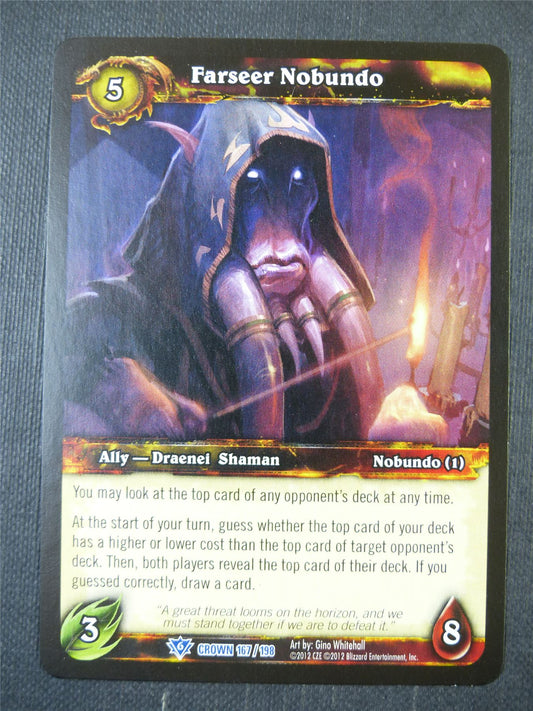 Farseer Nobundo 167/198 - WoW Card #18N