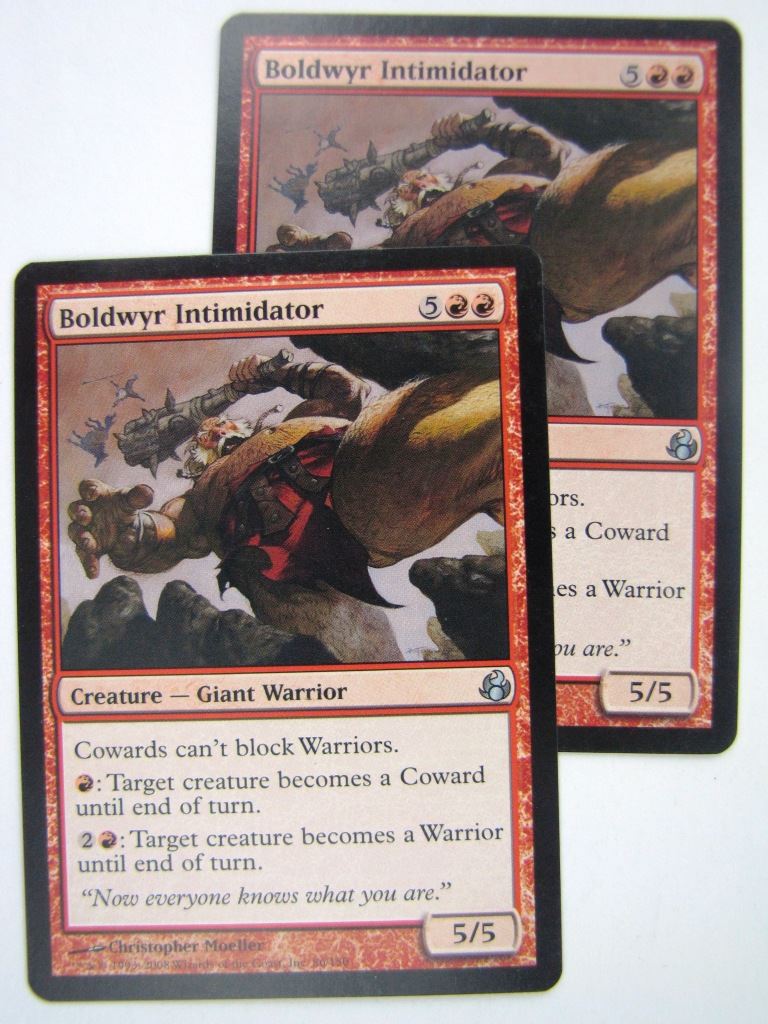 MTG Magic Cards: BOLDWYR INTIMIDATOR x2 # 8G64