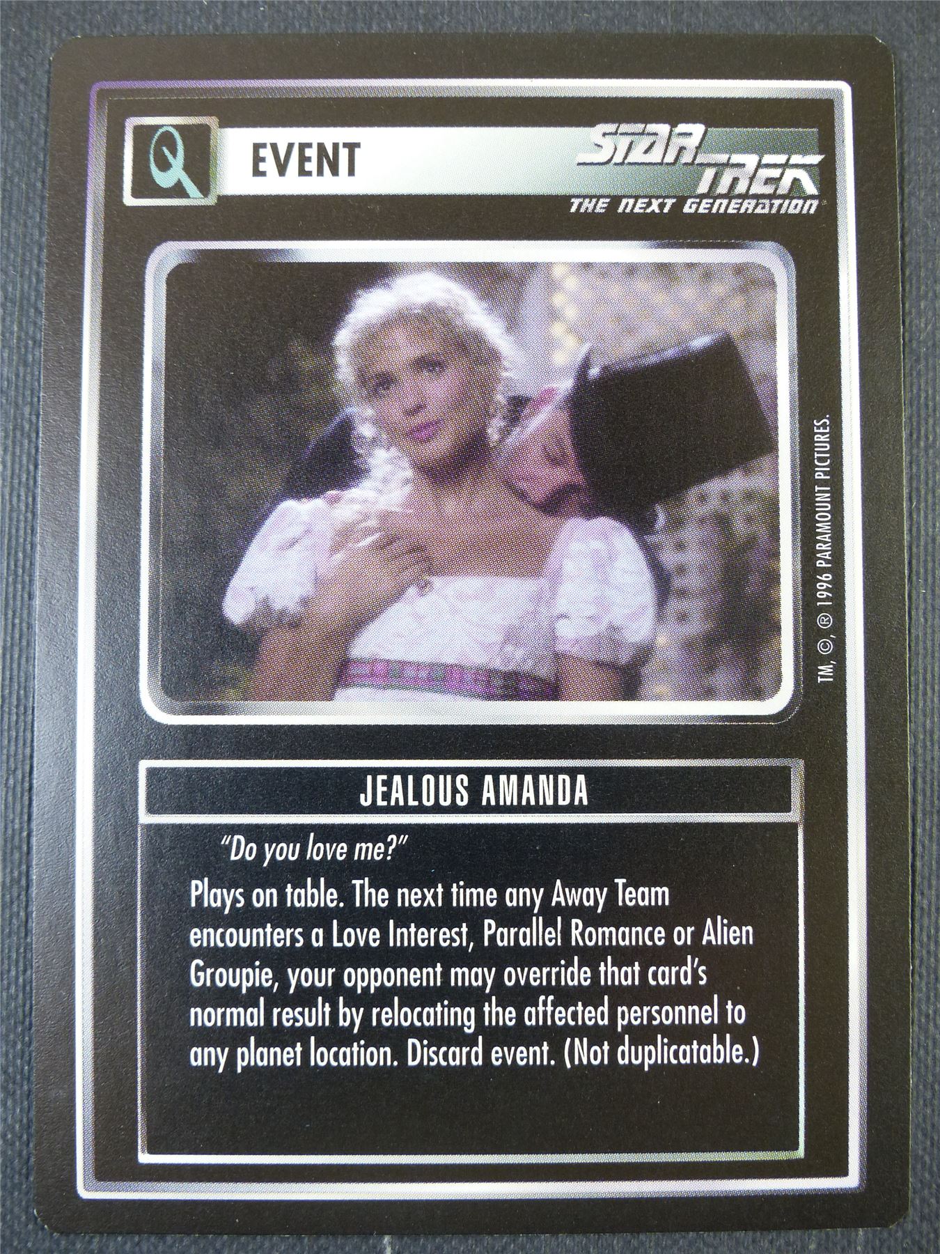 Jealous Amanda - NG - Star Trek Card #66Q