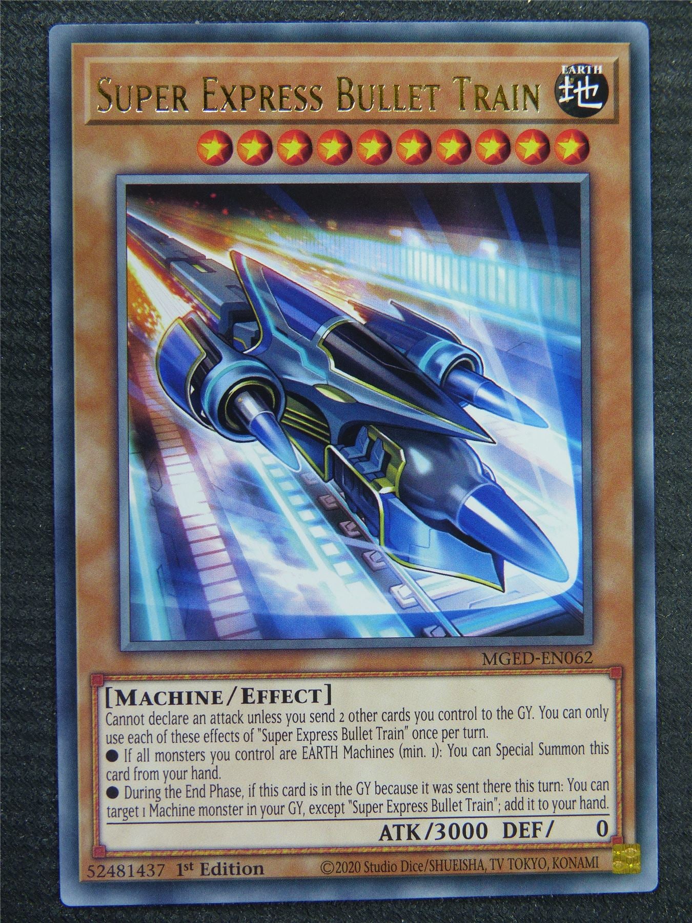 Super Express Bullet Train MGED Rare - 1st ed - Yugioh Card #8RT