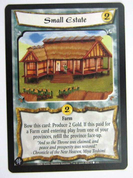 Vintage L5R Cards: SMALL ESTATE # 27E71