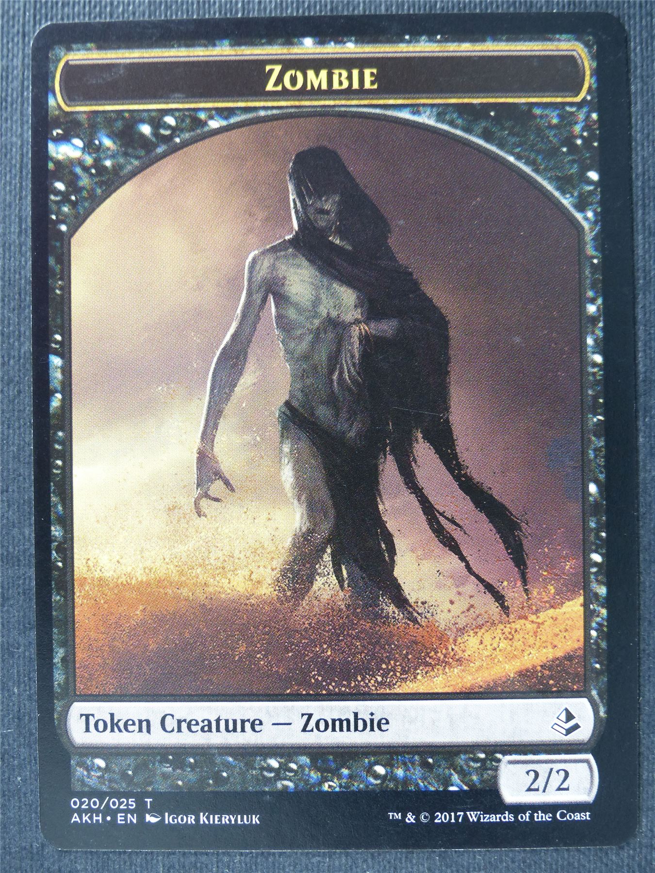 Zombie Token - Mtg Card #1WR