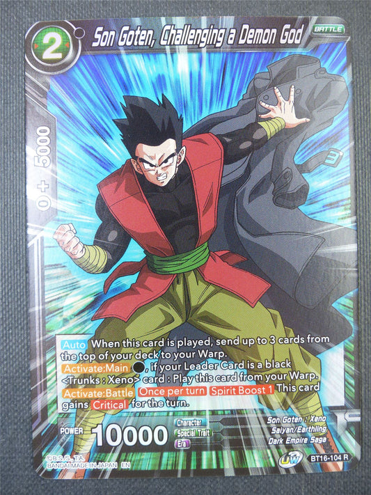 Son Goten Challenging a Demon God R Foil - Dragon Ball Super Card #7WM