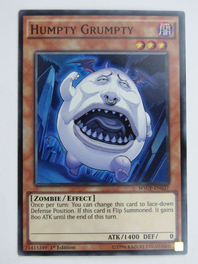 Yugioh Cards: HUMPTY GRUMPTY WSUP SUPER RARE # 25E96