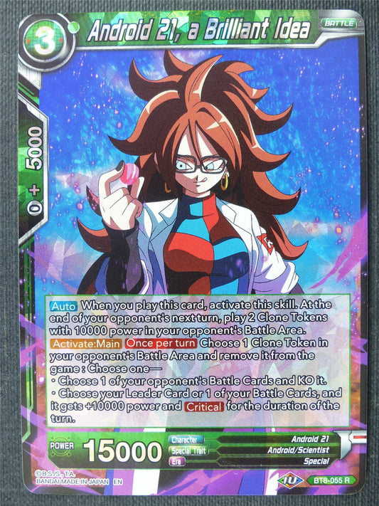 Android 21 a Brilliant Idea R - Dragon Ball Super Cards #2VH