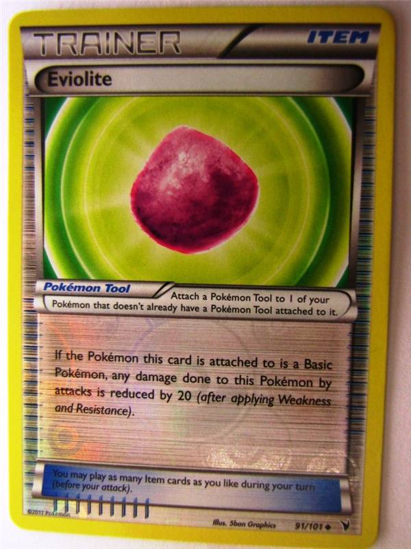 POKEMON CCG - EVIOLITE 91/101 REVERSE HOLO