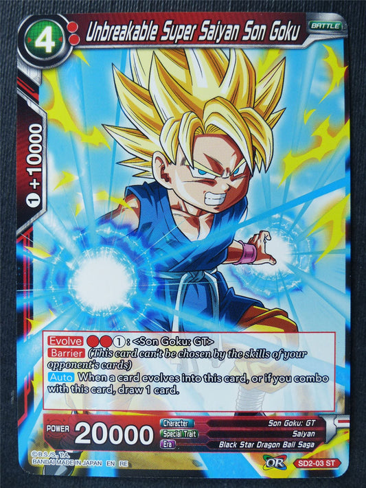 Unbreakable Super Saiyan Son Goku - Mythic Booster - Dragon Ball Super Card #45C