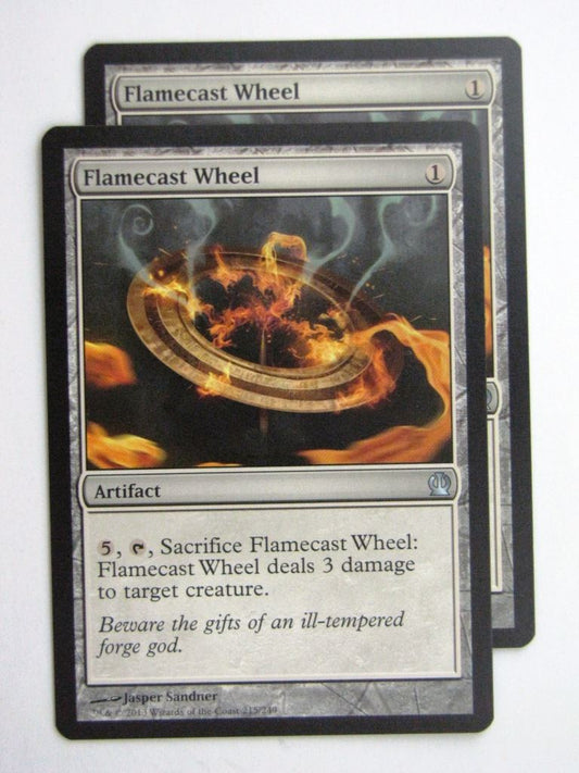 MTG Magic Cards: FLAMECAST WHEEL x2 Theros # 24D100