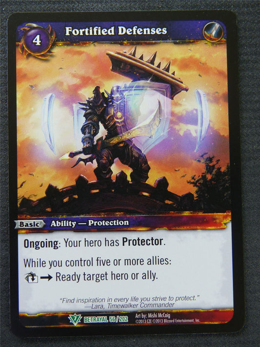 Fortified Defenses - Uncommon - World Of Warcraft #1HV