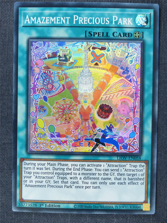 Amazement Precious Park LIOV Super Rare - 1st ed Yugioh Cards #38C