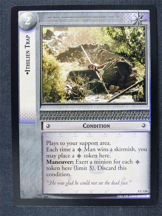 Ithilien Trap 4 U 126 - LotR Cards #3IW