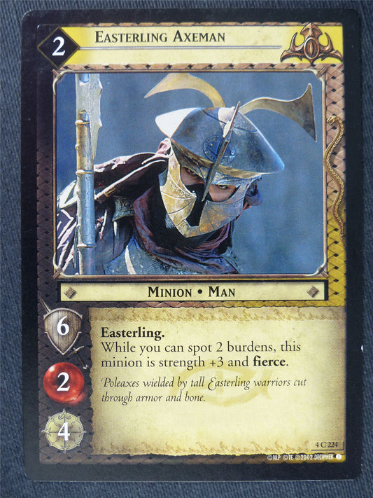 Easterling Axeman 4 C 224 - LotR Cards #NA