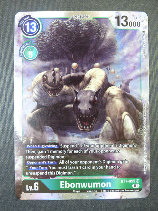 Ebonwumon BT7-055 SR - Digimon Card #1YD