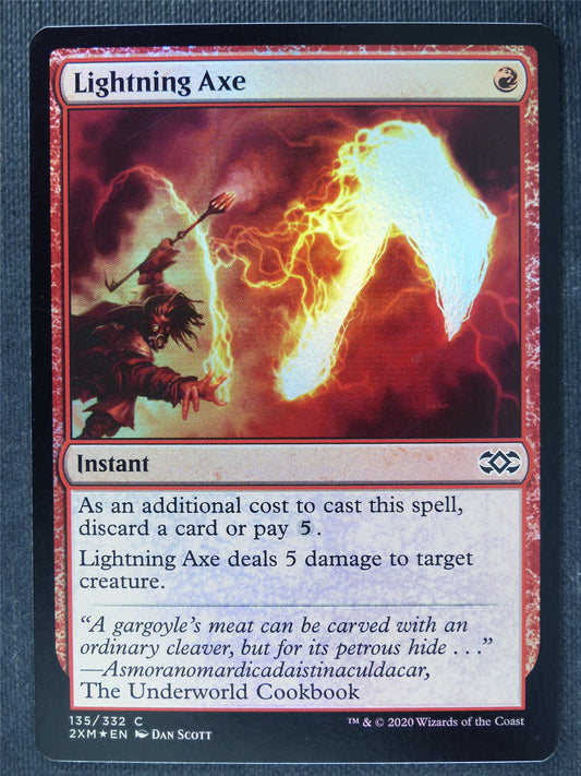 Lightning Axe Foil - Mtg Magic Cards #QQ