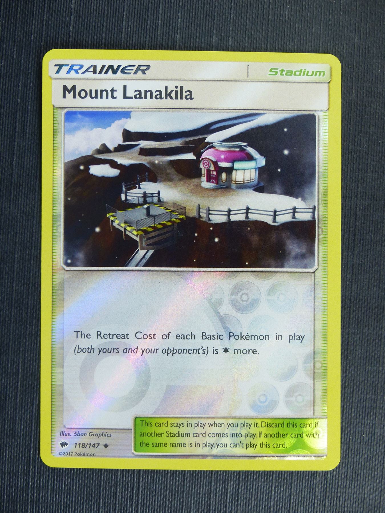 Mount Lanakila 118/147 Reverse Holo - Pokemon Cards #1YG