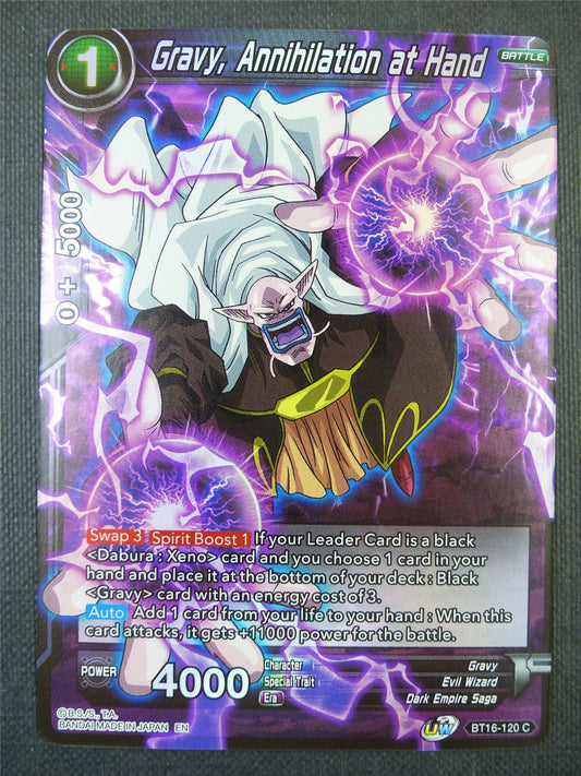Gravy Annihilation at Hand Foil - Dragon Ball Super Card #7XK