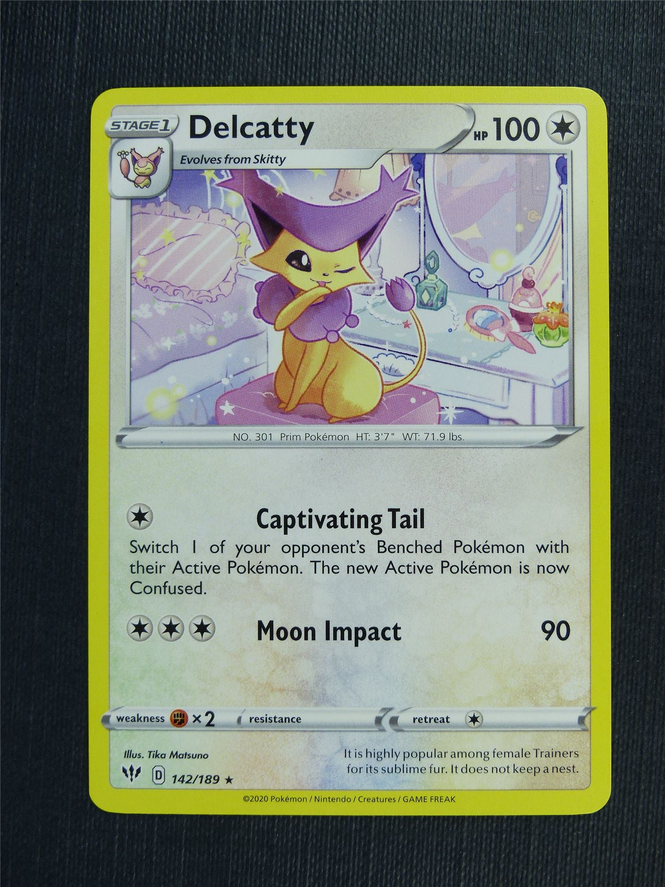 Delcatty 142/189   - DAA - Pokemon Card #396