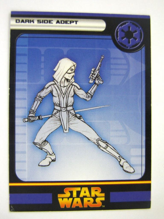 Star Wars Miniature Spare Cards: DARK SIDE ADEPT # 11B81