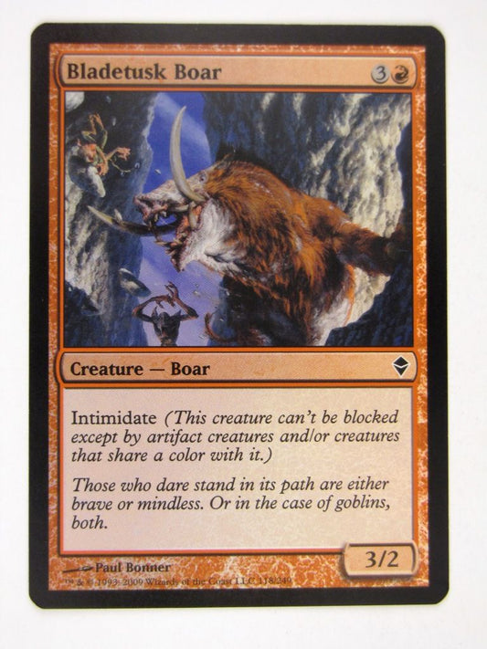 Mtg FOIL - BLADETUSK BOAR - played