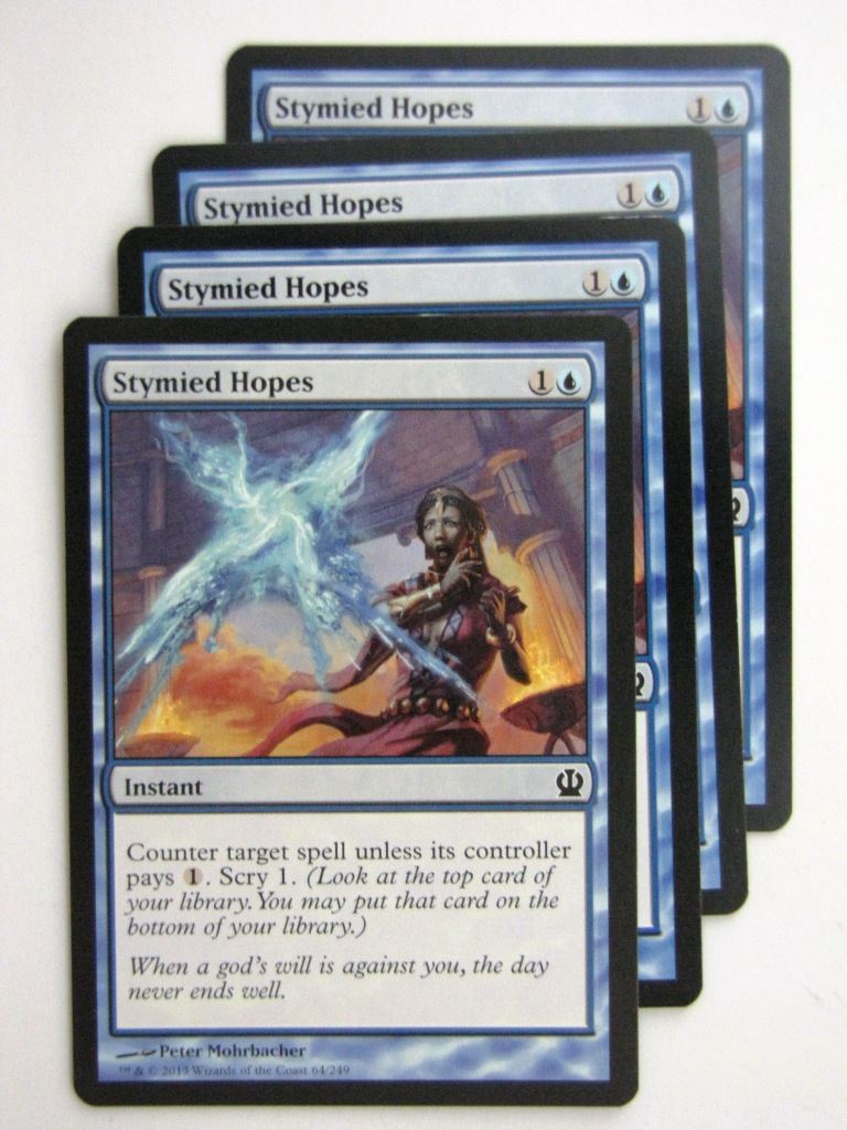 MTG Magic Cards: STYMIED HOPES x4 Theros playset # 23J81