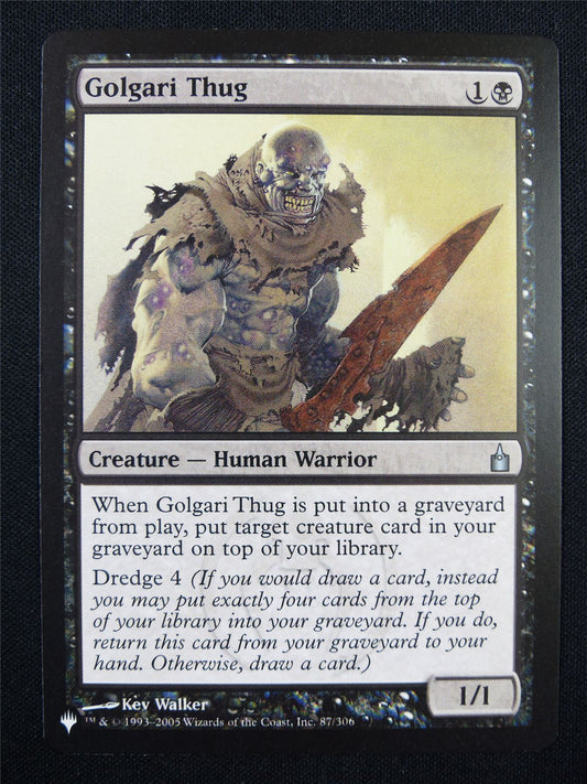 Golgari Thug - The List - Mtg Card #1ES