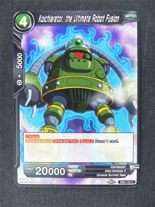Koichiarator the Ultimate Robot Fusion - Dragon Ball Super Cards #HY