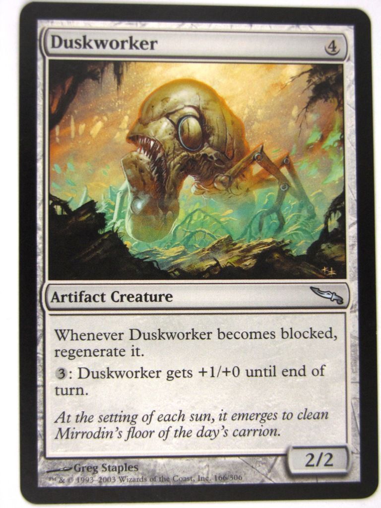 MTG Magic: the Gathering Cards: DUSKWORKER: MRD