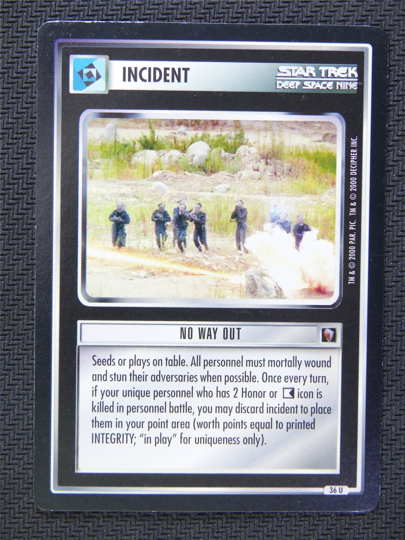 Incident No Way Out - Star Trek CCG Deep Space Nine #59I